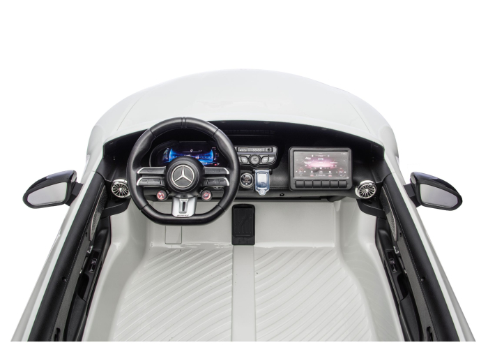 Mașină Electrică pentru Copii Mercedes GT63 AMG 24V 800W LCD Alb [11]