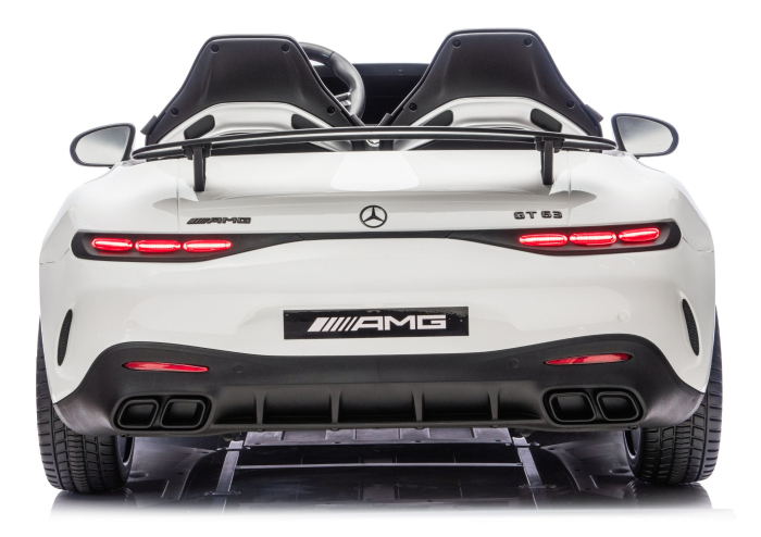 Mașină Electrică pentru Copii Mercedes GT63 AMG 24V 800W LCD Alb [8]