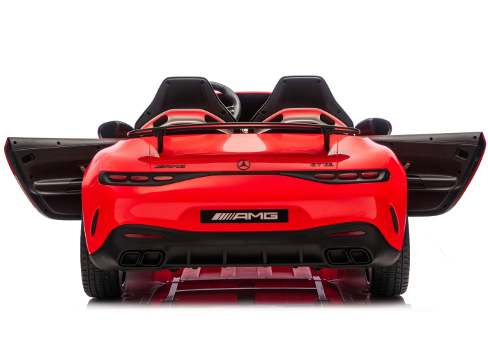 Mașină Electrică pentru Copii Mercedes GT63 AMG 24V 800W LCD Roșu [6]