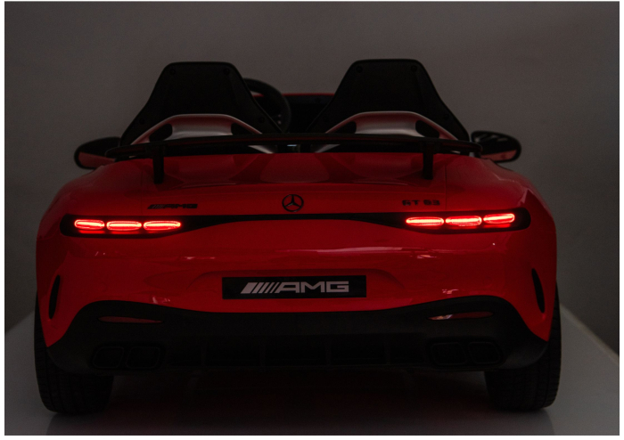 Mașină Electrică pentru Copii Mercedes GT63 AMG 24V 800W LCD Roșu [14]