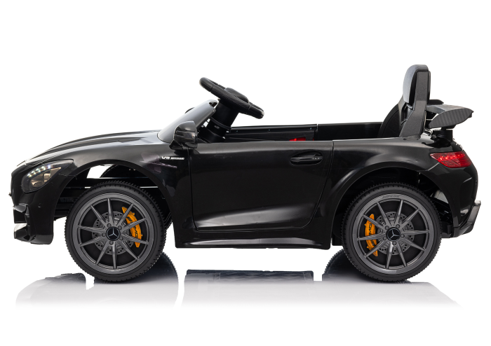 Mașină electrică pentru copii Mercedes GTR 12V  2x45W, Negru [3]