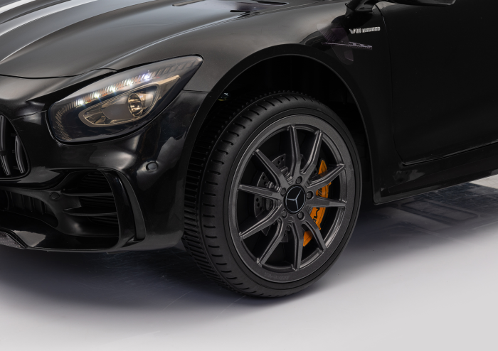 Mașină electrică pentru copii Mercedes GTR 12V  2x45W, Negru [11]