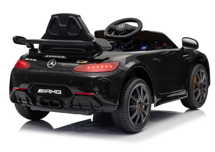 Mașină electrică pentru copii Mercedes GTR 12V  2x45W, Negru [8]