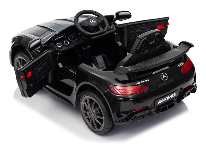 Mașină electrică pentru copii Mercedes GTR 12V  2x45W, Negru [10]