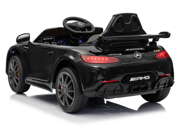 Mașină electrică pentru copii Mercedes GTR 12V  2x45W, Negru [7]