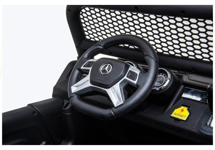Mașină Electrică pentru Copii Mercedes Unimog 4x4 12V Alb [15]