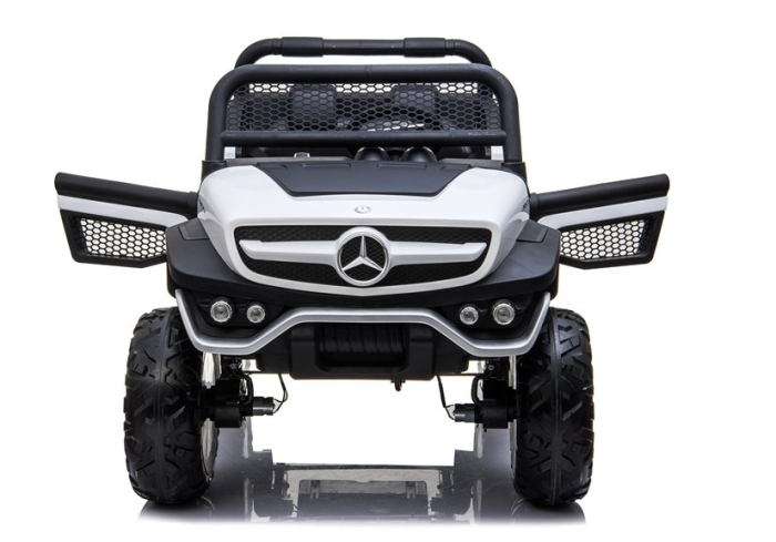 Mașină Electrică pentru Copii Mercedes Unimog 4x4 12V Alb [5]