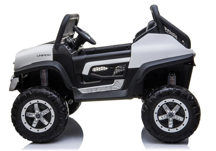 Mașină Electrică pentru Copii Mercedes Unimog 4x4 12V Alb [4]