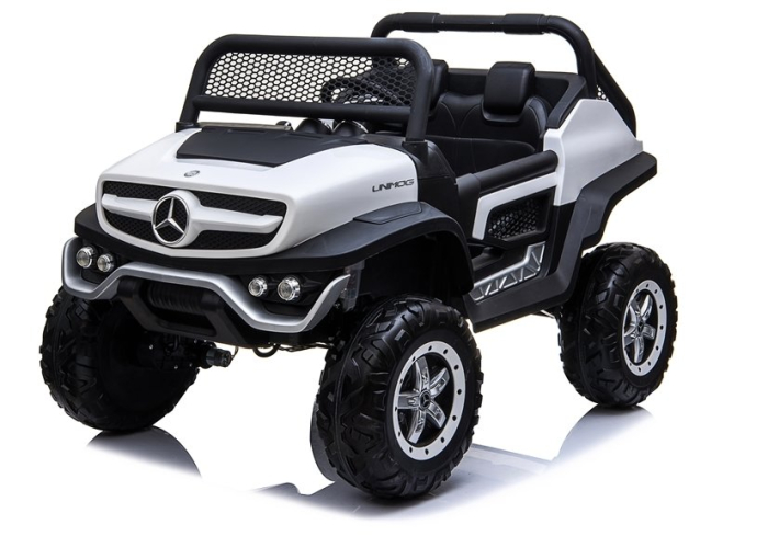 Mașină Electrică pentru Copii Mercedes Unimog 4x4 12V Alb [3]