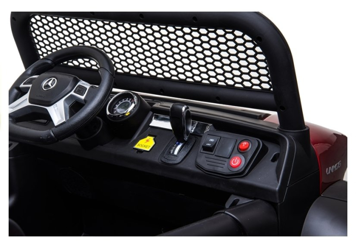 Mașină Electrică pentru Copii Mercedes Unimog 4x4 12V Alb [11]