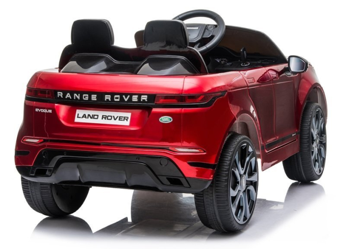 Mașină Electrică pentru Copii Range Rover Evoque 12V 2x45W Vișiniu Lăcuit [6]