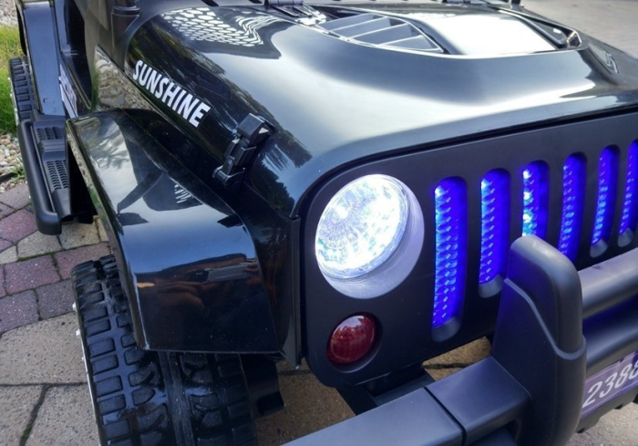 Mașină Electrică pentru Copii Jeep 4x4 12V 4x45W Negru [5]