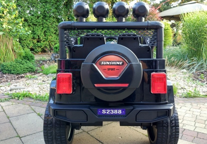 Mașină Electrică pentru Copii Jeep 4x4 12V 4x45W Negru [13]