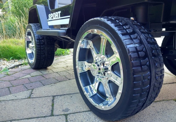 Mașină Electrică pentru Copii Jeep 4x4 12V 4x45W Negru [6]