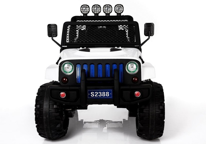 Mașină Electrică pentru Copii Jeep 4x4 12V 4x45W Alb [2]