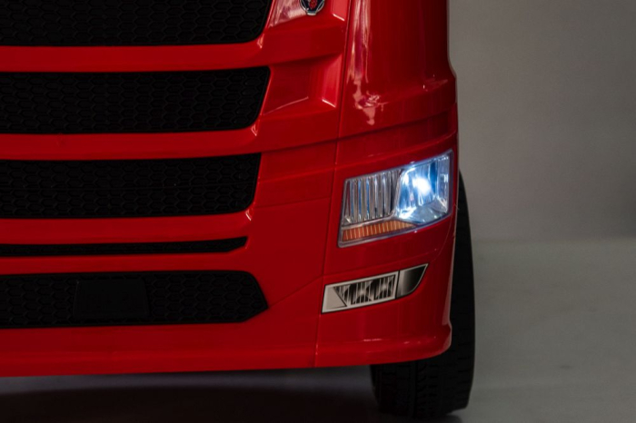 Camion Electric pentru Copii Scania 500R – Roșu Lacuit [19]