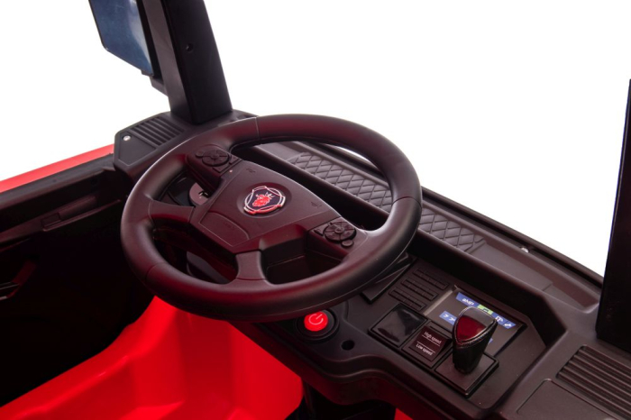Camion Electric pentru Copii Scania 500R – Roșu Lacuit [12]