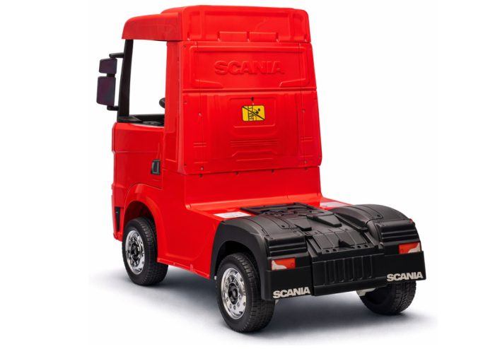 Camion Electric pentru Copii Scania 500R – Roșu Lacuit [5]