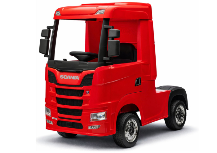 Camion Electric pentru Copii Scania 500R – Roșu Lacuit [2]