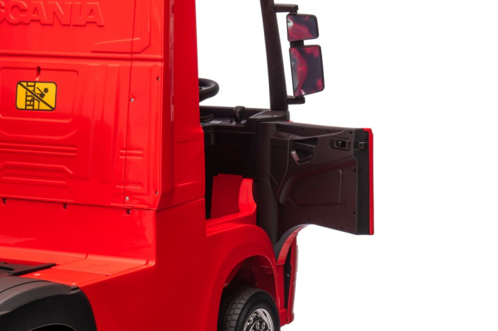 Camion Electric pentru Copii Scania 500R – Roșu Lacuit [20]