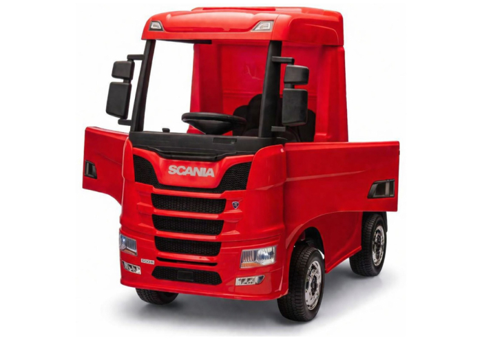 Camion Electric pentru Copii Scania 500R – Roșu Lacuit [7]
