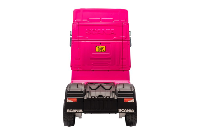 Camion Electric pentru Copii Scania 500R 4x4 Roz [4]