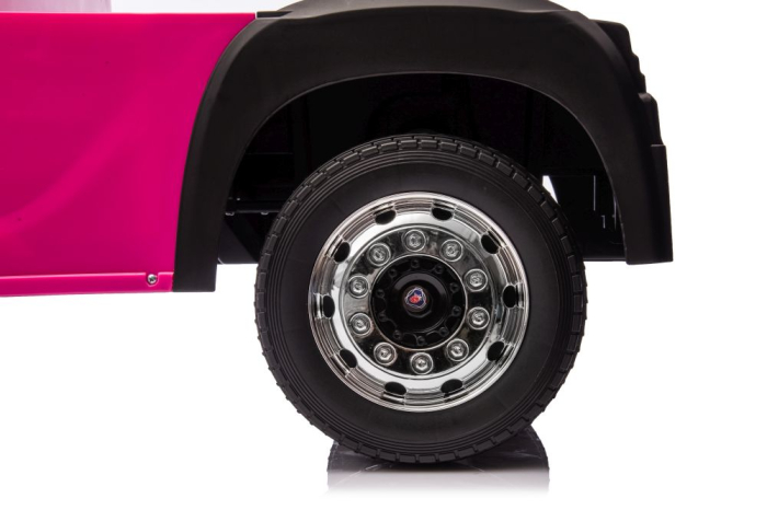 Camion Electric pentru Copii Scania 500R 4x4 Roz [10]