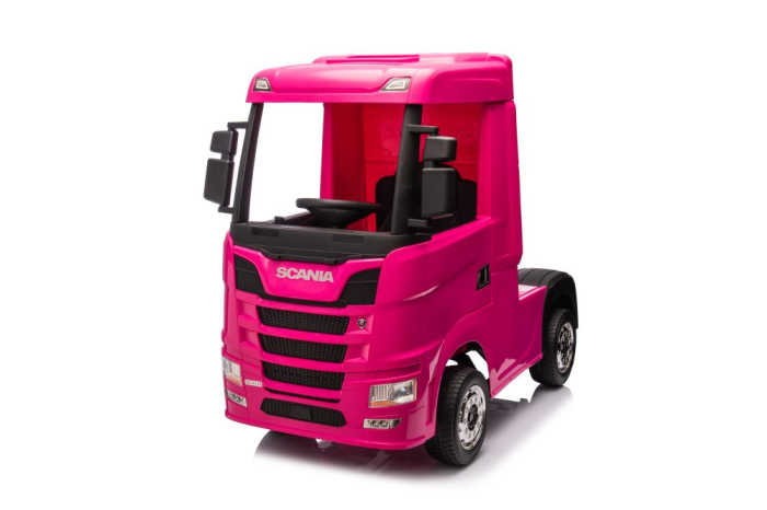 Camion Electric pentru Copii Scania 500R 4x4 Roz [16]