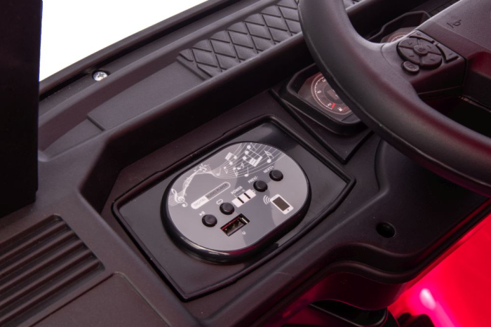 Camion Electric pentru Copii Scania 500R 4x4 Roz [15]