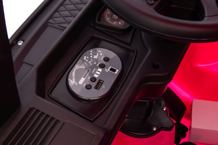 Camion Electric pentru Copii Scania 500R 4x4 Roz [14]