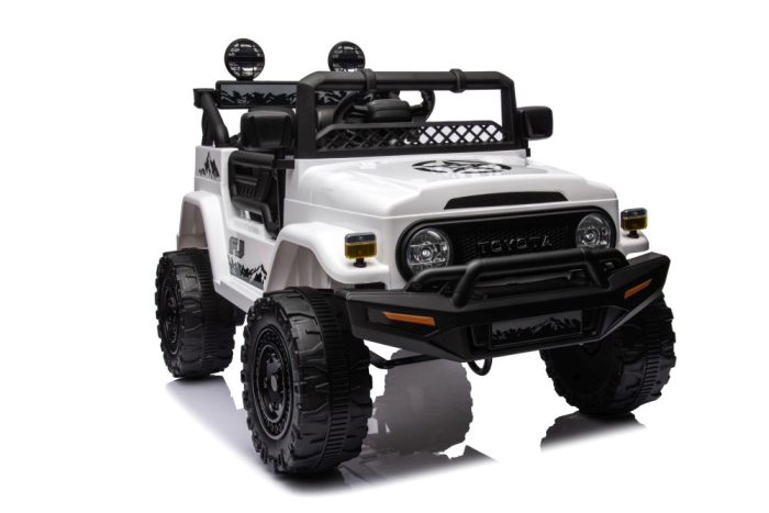 Mașină Electrică pentru Copii Toyota FJ 4x4 12V 180W Alb [9]