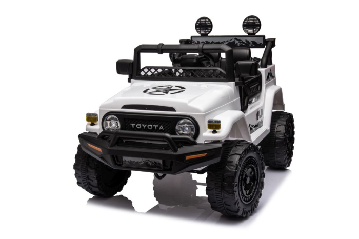 Mașină Electrică pentru Copii Toyota FJ 4x4 12V 180W Alb [2]