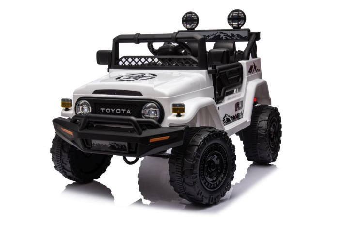 Mașină Electrică pentru Copii Toyota FJ 4x4 12V 180W Alb [6]