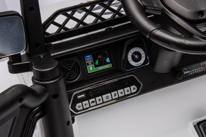 Mașină Electrică pentru Copii Toyota FJ 4x4 12V 180W Alb [7]