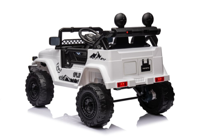 Mașină Electrică pentru Copii Toyota FJ 4x4 12V 180W Alb [13]