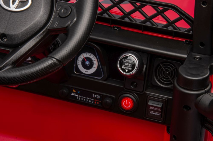 Mașină Electrică pentru Copii Toyota FJ 4x4 12V 4x45W Roșie [7]