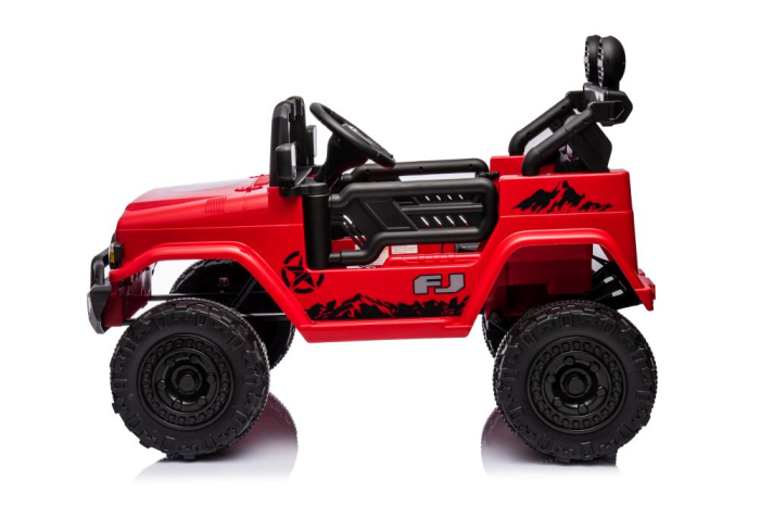 Mașină Electrică pentru Copii Toyota FJ 4x4 12V 4x45W Roșie [2]