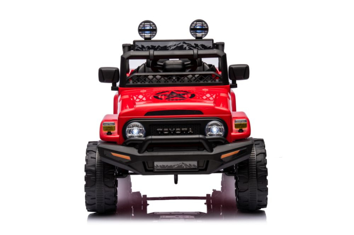 Mașină Electrică pentru Copii Toyota FJ 4x4 12V 4x45W Roșie [11]