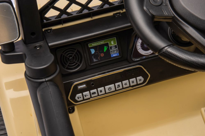 Mașină Electrică pentru Copii Toyota FJ 4x4 12V 4x45W Khaki [5]