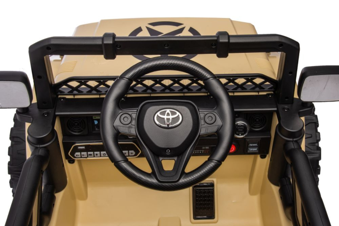 Mașină Electrică pentru Copii Toyota FJ 4x4 12V 4x45W Khaki [6]