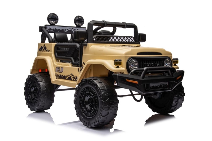Mașină Electrică pentru Copii Toyota FJ 4x4 12V 4x45W Khaki [10]