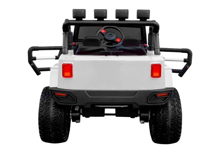 Mașină electrică pentru copii WXE-1688 4x4 STRONG, 4x90W, 24V 7Ah, 2 locuri, telecomandă 2.4G, roți EVA – Alb [4]