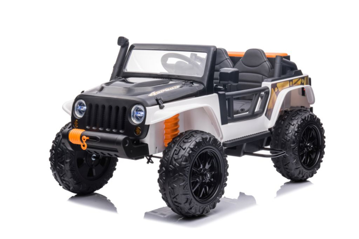 Mașină Electrică pentru Copii 4x4 12V Alb [7]