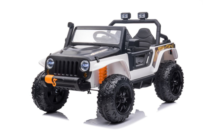 Mașină Electrică pentru Copii 4x4 12V Alb [4]