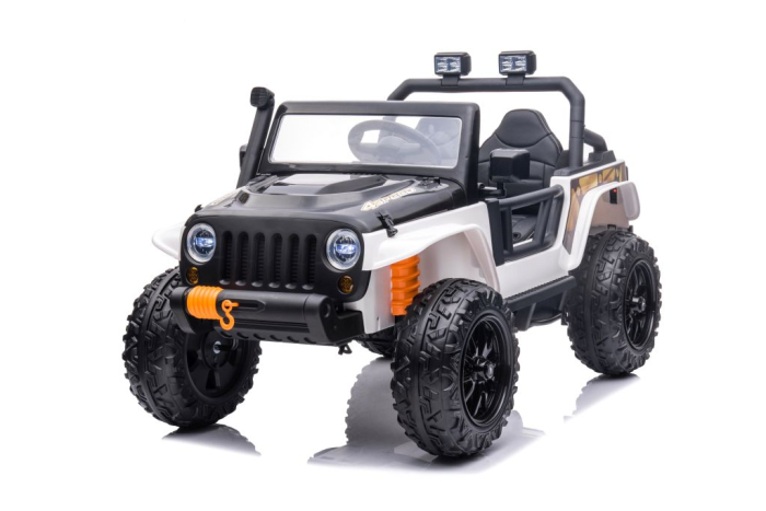 Mașină Electrică pentru Copii 4x4 12V Alb [3]