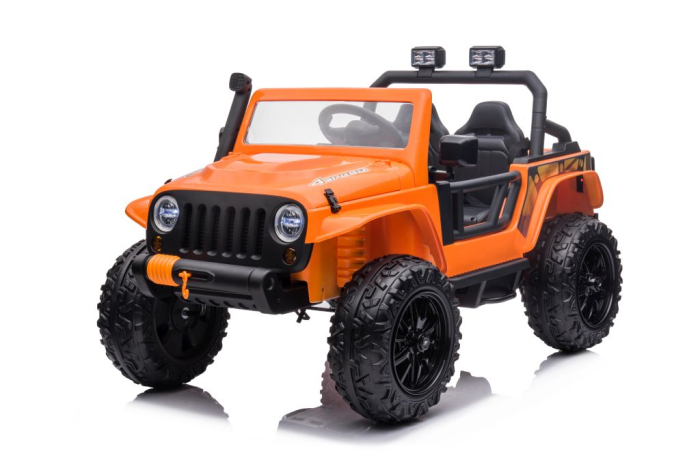 Mașină Electrică pentru Copii 4x4 12V Portocaliu [4]