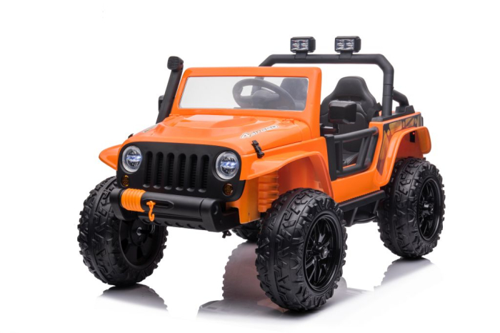 Mașină Electrică pentru Copii 4x4 12V Portocaliu [3]