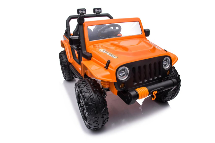 Mașină Electrică pentru Copii 4x4 12V Portocaliu [6]