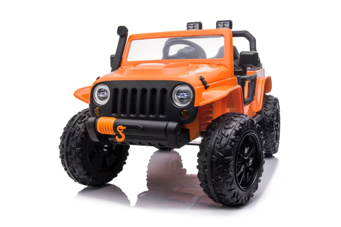 Mașină Electrică pentru Copii 4x4 12V Portocaliu [5]