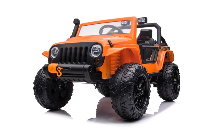 Mașină Electrică pentru Copii 4x4 12V Portocaliu [9]